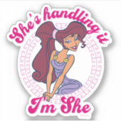 Megara - She's Handling It, I'm She Sticker (Vorderseite)