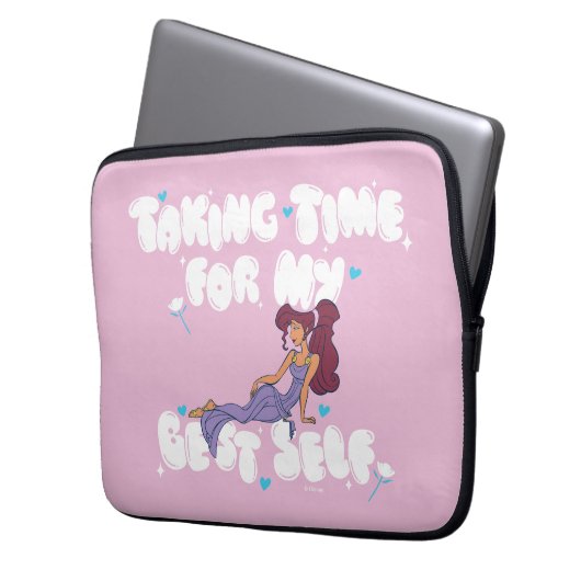 Megara - Taking Time For My Best Self Laptop Sleev Laptopschutzhülle (Vorderseite Links)