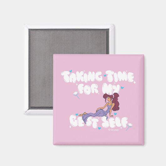 Megara - Taking Time For My Best Self Magnet (Vorderseite/Rückseite)