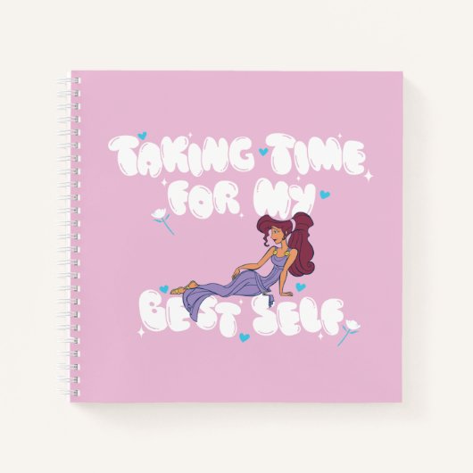 Megara - Taking Time For My Best Self Notebook Notizblock (Vorderseite)