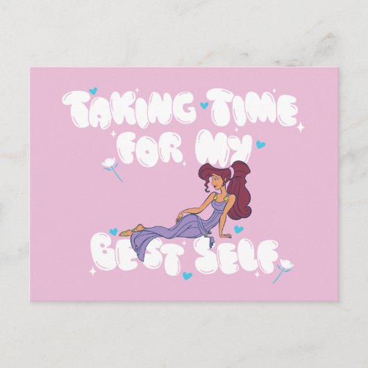 Megara - Taking Time For My Best Self Postcard Postkarte (Vorderseite)