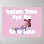 Megara - Taking Time For My Best Self Poster (Vorne)