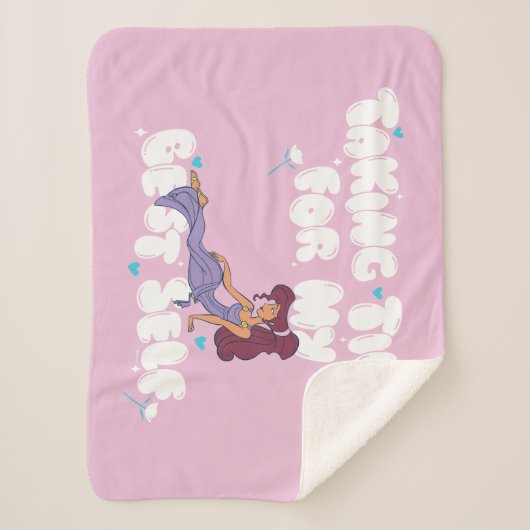 Megara - Taking Time For My Best Self Sherpa Blank Sherpadecke (Vorderseite)