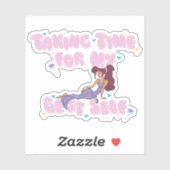 Megara - Taking Time For My Best Self Sticker (Blatt)