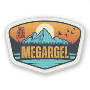Megargel, Alabama Aufkleber
