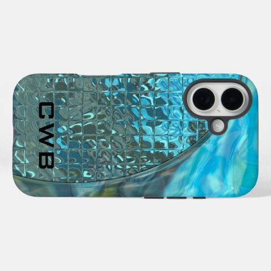 Megastyle Diva Monogram Case-Mate iPhone Hülle (Rückseite (Horizontal))