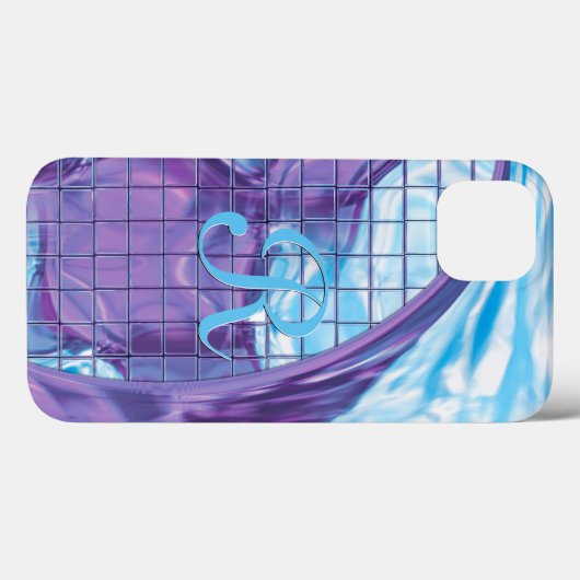 Megastyle Surf Monogram Case-Mate iPhone Hülle (Rückseite (Horizontal))