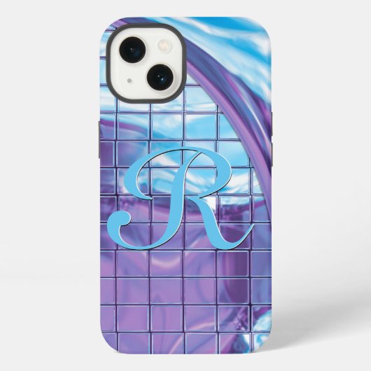 Megastyle Surf Monogramm iPhone Hülle (Rückseite)