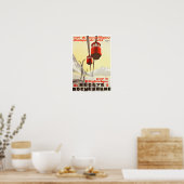 Megeve France Vintage Poster (Küche)