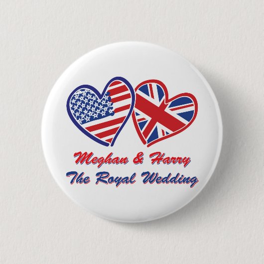 Meghan-and-Harrys Wedding Button (Vorderseite)