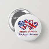 Meghan-and-Harrys Wedding Button (Vorne & Hinten)