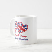 Meghan-and-Harrys Wedding Kaffeetasse (Vorderseite Links)