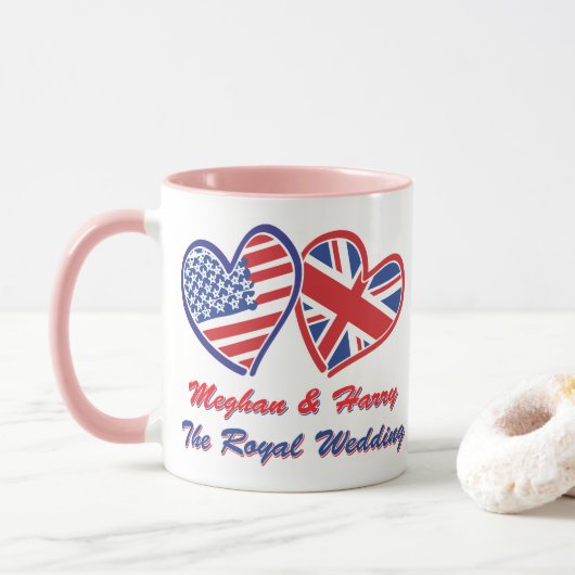 Meghan-and-Harrys Wedding Tasse (Mit Donut)