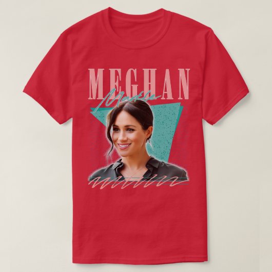 Meghan Markle Fan Art Design T-Shirt (Design vorne)
