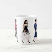 Meghan Markle Marching Fashion Figures Tasse (Mittel)
