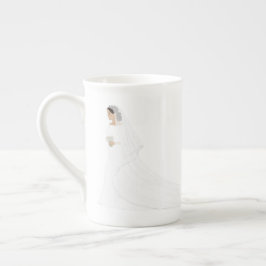 Meghan Markle Royal Wedding Dress Bone China Tasse