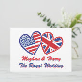 Meghan und Harry Einladung (Stehend Vorderseite)