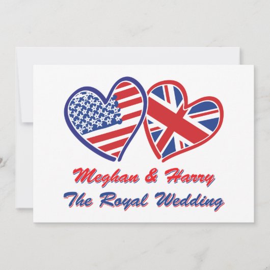 Meghan und Harry Einladung (Vorderseite)