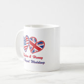 Meghan und Harry The Royal Wedding Kaffeetasse (Vorderseite Links)