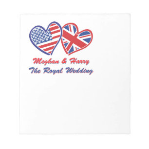 Meghan und Harry The Royal Wedding Notizblock