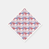 Meghan und Harry The Royal Wedding Serviette (Ecke)