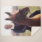 Meghans Horse Blanket Large Sherpadecke (Vorderseite (Horizontal))