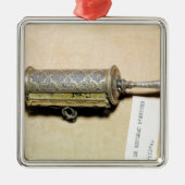 Megillah Fall, von Elsass Silbernes Ornament (Vorne)