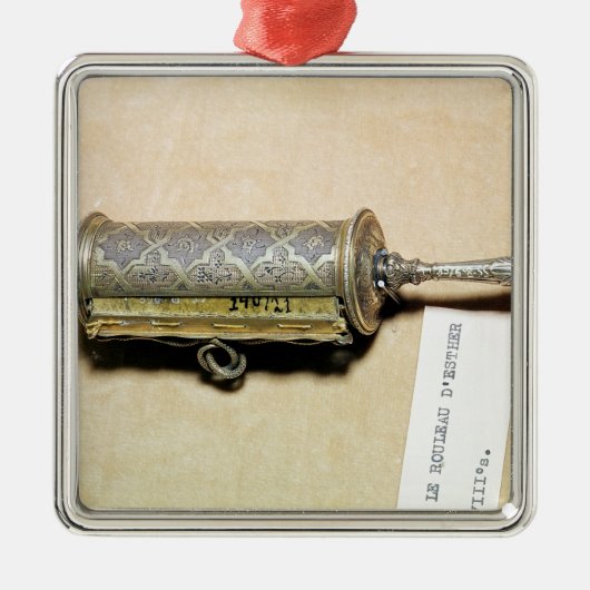 Megillah Fall, von Elsass Silbernes Ornament (Vorne)