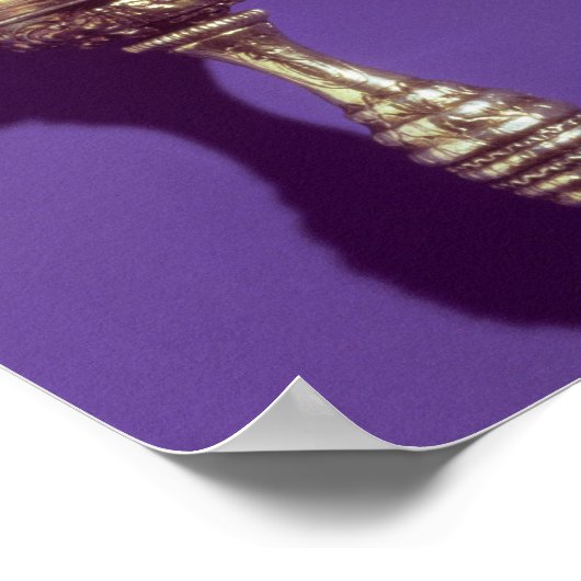 Megillah in einem Silberfall, Wien, c.1715 Poster (Ecke)