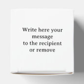 Megillat Esther Quote Hebrew für Mishloach Manot Geschenkschachtel (Oben)