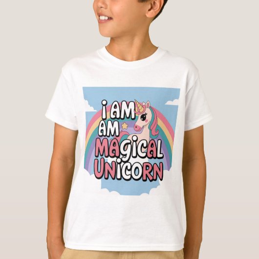 MEGISCHES UNICORN T-Shirt (Vorderseite)