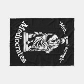 MeGood genug Mediocrates Funny Old Griechisch Phil Fleecedecke (Vorderseite (Horizontal))