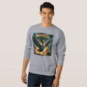 Megoosa Illustration Combo Creature Funny Sweatshirt (Vorne ganz)