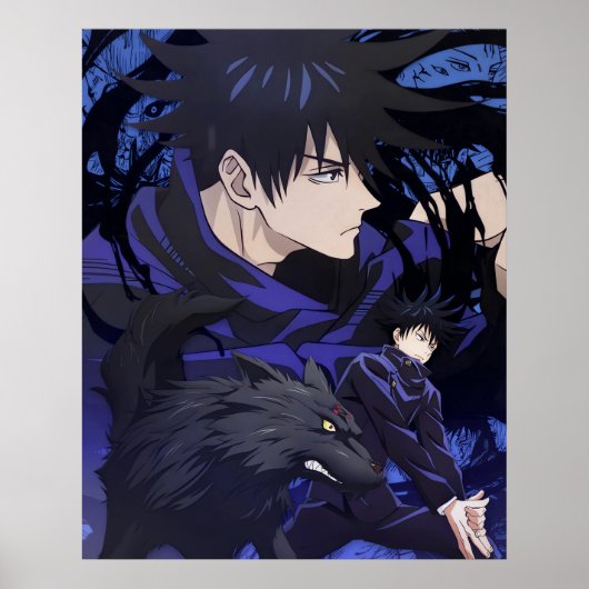 Megumi Fushiguro Poster (Vorne)