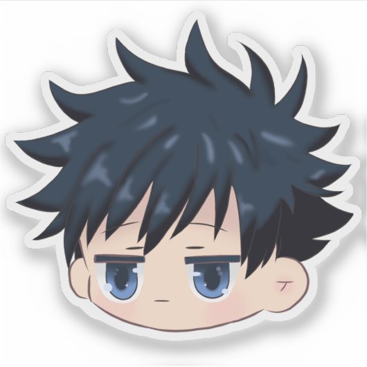 Megumi inspired chibi aufkleber (Vorderseite)