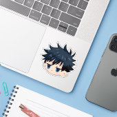 Megumi inspirierte Chibi Aufkleber (Laptop mit iPhone)