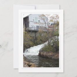 Megunticook Falls- Maine-12x18 Flat Dankeschön-Kar Dankeskarte
