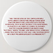 Megyn Kelly Fragen-Button Button (Vorderseite)