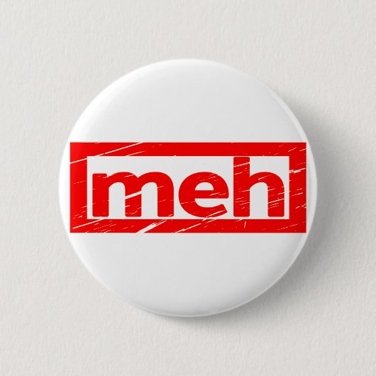 Meh Briefmarke Button (Vorderseite)