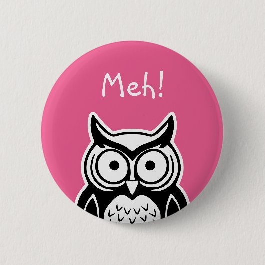 Meh Button (Vorderseite)