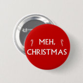 Meh Christmas Button (Vorne & Hinten)
