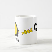 Meh (& das coole runde Ding mit 1 Auge) Kaffee V2 Kaffeetasse (Mittel)