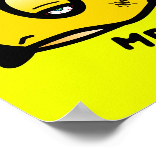 Meh (& das coole runde Ding mit einem Auge) Poster (Ecke)