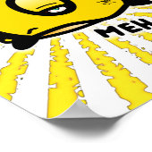 Meh (& das coole runde Ding mit einem Auge) Poster (Ecke)