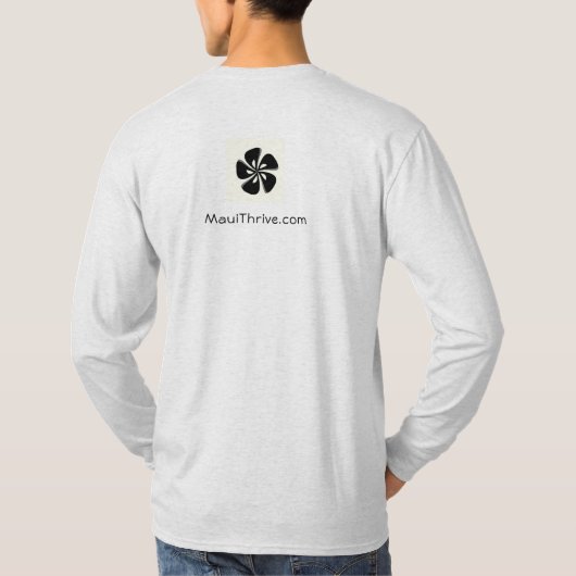 "Meh. "Das Lang-Sleeved Shirt der Männer mit (Rückseite)