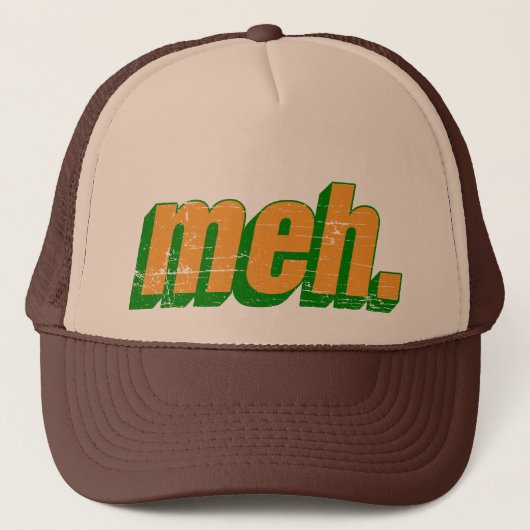 meh Fernlastfahrerhut Truckerkappe (Vorderseite)