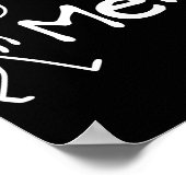 Meh. Funny Christmas Introvert Poster (Ecke)