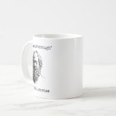 Meh Good Enough Funny Mediocrates Sarcastic Greek  Kaffeetasse (Vorderseite Links)