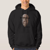 Meh Good Enough Philosopher Sarcastic Mediocrates Hoodie (Vorderseite)