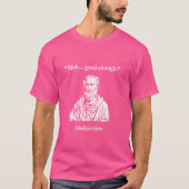 Meh Good genug Funny Sarcastic mediocrates griechi T-Shirt (Vorderseite)